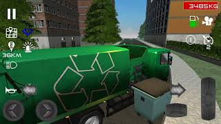 Trash Truck Simulator Gameplay [upl. by Huda]