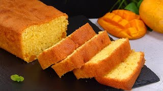 Delicious Mango Pound cake Mango Butter Cake Recipe by Tiffin Box  Spongy Mango loaf Mango cake [upl. by Marquis]