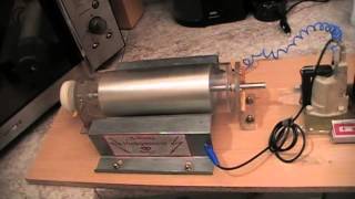 Selbst gebauter Ionenmotor  Vorführung [upl. by Odlanyer221]