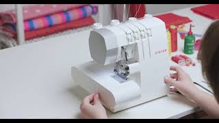 Curso de uso y Manejo Singer Overlock 14SH754 [upl. by Eicnahc]