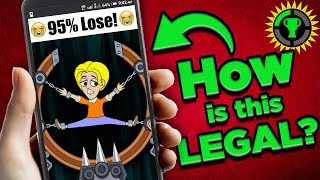 Game Theory Are Your Mobile Games ILLEGAL [upl. by Kakalina]