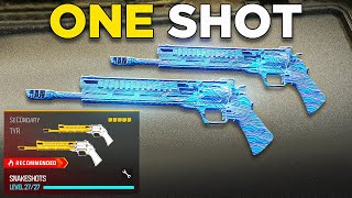 new ONE SHOT AKIMBO SNAKE SHOTS in WARZONE 3 😯 Best TYR Class Setup  MW3 [upl. by Emee]