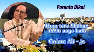 Gazal  Hum tere Shahar mein aaye hain  Golam Ali [upl. by Nytnerb596]