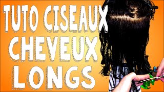 TUTO  COUPE DE CHEVEUX LONGUE POUR HOMME [upl. by Uliram]