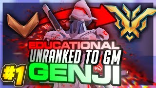 EDUCATIONAL Unranked to GM GENJI Overwatch 2 GUIDE Part 14 24HR  HOW TO ESCAPE ELO HELL  NECROS [upl. by Nava]