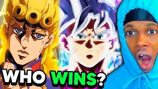 Giorno Vs Goku ISNT Close [upl. by Gnurt]