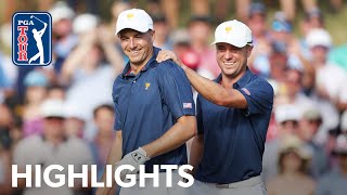 Spieth and Thomas Round 4 Fourball highlights  Presidents Cup  2022 [upl. by Beaston]