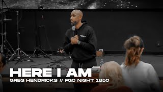 Here I Am  Greg Hendricks  Fire and Glory Outpouring Night 1850  Mar 23 2024 [upl. by Zobias]