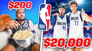 200 vs 20000 NBA PLAYOFFS EXPERIENCE  2HYPE [upl. by Emmott]