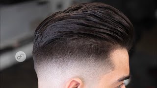 Como cortar cabello LARGO de hombre con un FADE  TUTORIAL [upl. by Oisorbma236]