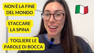 8 useful Italian phrases for daily use to boost your informal conversations B1  Subtitles [upl. by Aretina467]