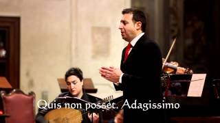 A Vivaldi Stabat Mater RV 621  Carlos Mena e lEnsemble 415 [upl. by Helse]