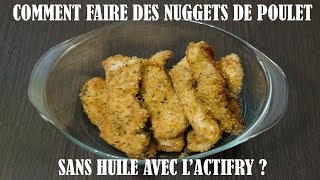 Recette light et facile  Nuggets de poulet sans huile et sans friture [upl. by Iormina]