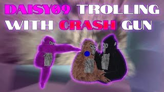 GHOST TROLLING AS Daisy09 IN GORILLA TAG  Crash And Freeze Gun [upl. by Senior697]