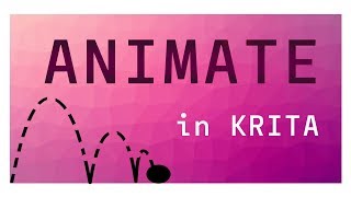 Krita animation tutorial for beginners [upl. by Tat405]