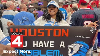 Detroit Lions improbable Sunday Night Football victory over Texans sparks citywide fever [upl. by Eiduj]