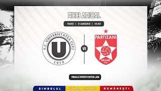 LIVE  FC Universitatea Cluj  FK Partizani meci amical [upl. by Onnem311]