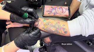 Color Tattoo From Concept to Skin  سفر تتوی رنگی از طرح تا روی پوست” tattoo colortattoo dövme [upl. by Yrelle17]