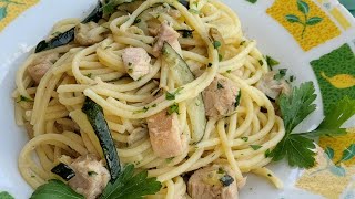 Irresistibile ricetta pasta con zucchine e tonno in scatola [upl. by Chas]