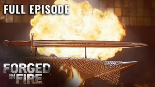 Forged in Fire MYSTERY SWORD 4 Smiths 1 Crate EPIC CHALLENGES S8 E24  Full Episode [upl. by Chaim]