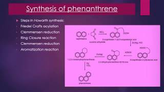 PHENANTHRENE STRUCTURE SYNTHESIS CHEMICAL PROPERTIES amp MEDICINAL USES [upl. by Nywled807]