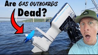 Are Gas Outboards DEAD Electric Outboards Take Over Boat Show [upl. by Aketal]