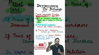 COMPLIMENTARY GOODS  DETERMINANTS OF DEMAND  CLASS 11 MICRO  THEORY OF DEMAND I SANYAM BHAYANA [upl. by Enialem393]