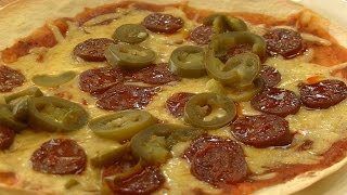 Prosty Przepis na pizze z tortilli pizza meksykańska [upl. by Kayne]