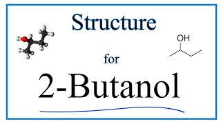 Structural Formula for 2Butanol C4H9OH [upl. by Almeria]