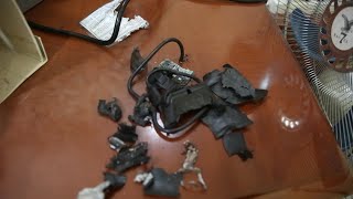 Remains of exploded pager in Beiruts southern suburbs  AFP [upl. by Haraz]