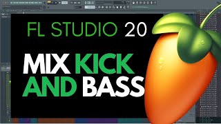 Mixing the balance of Kick and Bass FL Studio 20 sidechain technique [upl. by Parhe]