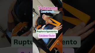 Laserterapia  Ruptura ligamentar  tornozelo laser rupturaligamentar fisioterapia laserterapia [upl. by Leal]