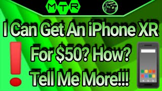 I can get an iPhone XR for ONLY 50 How Tell me more Metro By Tmobile Cricket Wireless [upl. by Rettuc]