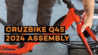 Cruzbike Q45 2024 Assembly  Cruzbike Recumbent Bikes [upl. by Nagiam]