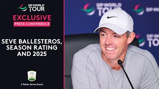 Rory McIlroys Full Press Conference  2024 DP World Tour Championship [upl. by Ahsinahs]