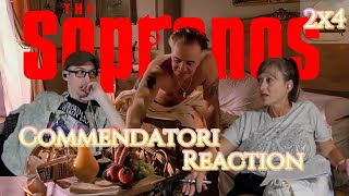 The Sopranos  2x4 quotCommendatoriquot  Moms First Time Watching Reaction  Were in the Basement [upl. by Liesa]