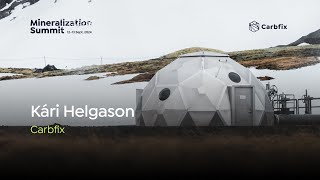 3 Mineralization A Climate Solution Ready for ScaleUp Kári Helgason Carbfix [upl. by Foskett]