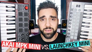 Akai MPK MINI OR Launchkey Mini  WHICH IS BETTER [upl. by Gussi]