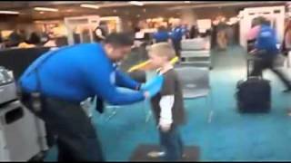 POLICE STATE  8 Year Old Boy Gets Groped By TSA Agent In Front Of His Mother [upl. by Grier337]