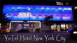 Yotel Hotel Review  Checking for Bed Bugs  Bunk Bed Suite  New York  S10 Ultra Wide Camera 4K [upl. by Eremaj884]