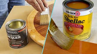 Shellac vs Lacquer  Best Choice for Finishing Wood Furniture 2024 [upl. by Amorete836]