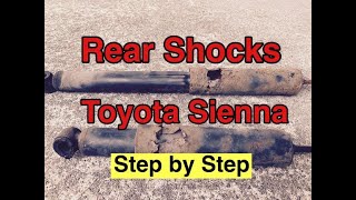 Replace Rear Shocks on Toyota Sienna [upl. by Clarance387]