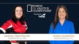 Kindra Prestegard VS Gwen Sharpton  2024 Womens US Amateur Championship [upl. by Einnoc]