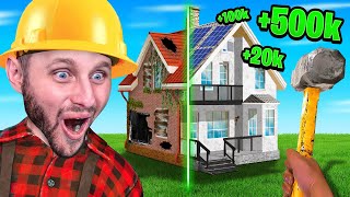 Building My New 10000000 House [upl. by Burnett]