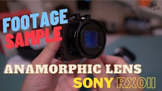 Sony RX0 ii Anamorphic Footage Sample  Ulanzi Anamorphic Lens [upl. by Llevaj352]