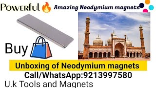 Unboxing magnet size 20×5×2mm Neodymium magnets High quality with Wholesale price magnet iron 🧲🧲🧲 [upl. by Senoj508]