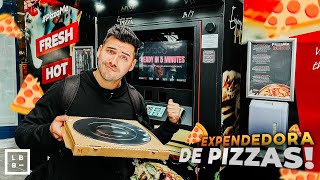 PROBANDO LA MÁQUINA EXPENDEDORA DE PIZZA 🍕 [upl. by Merideth]