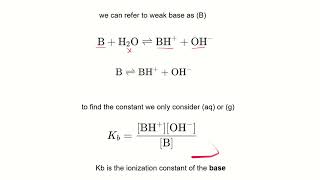 156 weak bases and ionization constants [upl. by Child]