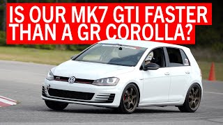 Is Our Mk7 GTI as Fast as a Honda Civic Type R and Toyota GR Corolla on Track [upl. by Aksehcnarf261]