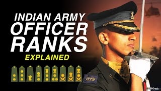 Officer Ranks In Indian Army  Indian Army Ranks Insignia And Hierarchy Explained Hindi [upl. by Cati]